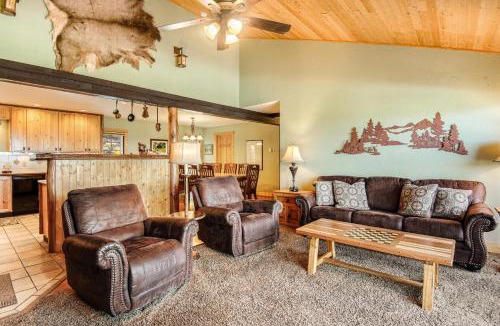 Estes Park House | Pet Friendly! Historic cabin with an amazing mountain view, gas fireplace, two decks, & WiFi