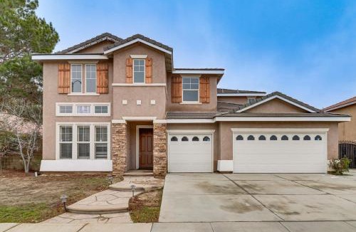 Palmdale House | Pool, Patio & Games! Suburban Home in Palmdale