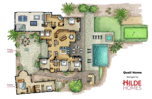 Rio Verde Foothills Villa | Private Desert Villa with Pool and Putting Green