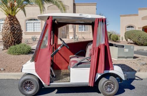 San Ignacio Vista II Estates House | Private Golf Cart! 55-Plus Green Valley Getaway