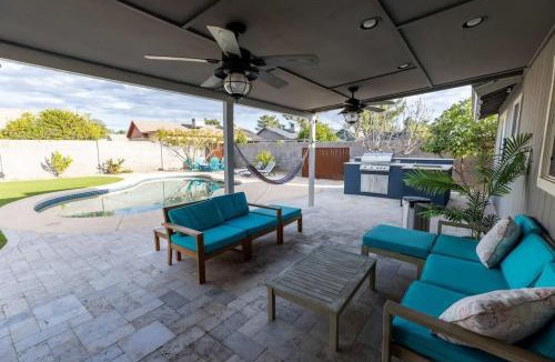 Chandler House | Private Heated Pool Home with Outdoor BBQ Area