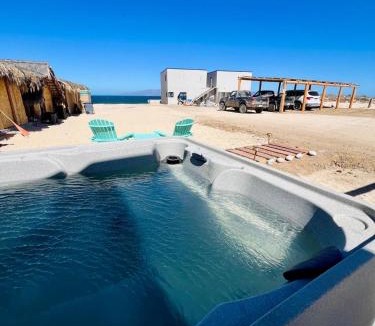 La Paz Apartment | Private Jacuzzi Suite Steps to the Beach