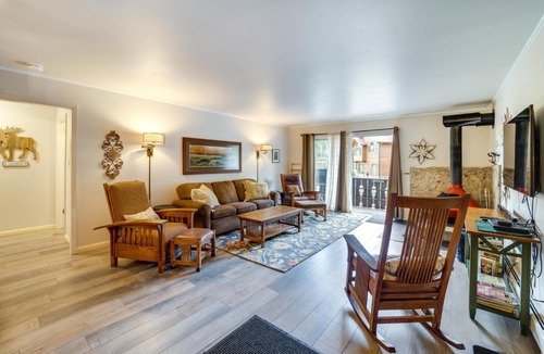 Estes Park House | Riverfront Condo Near Downtown Estes Park!