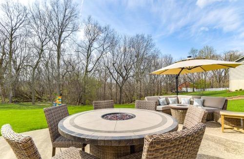 Milan House | Rock Island Home w/Private Yard & Fire Pit Table!