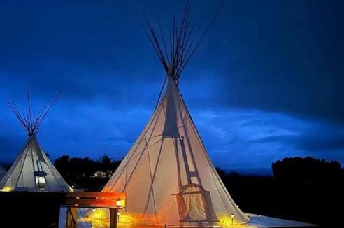 Fort Washakie Other | Rustic Elegance: Tipi Glamping by Wind River Mountains in Fort Washakie