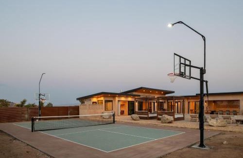 Yucca Valley House | Sage Sand Tulum Retreat w 2 Pools Pickleball