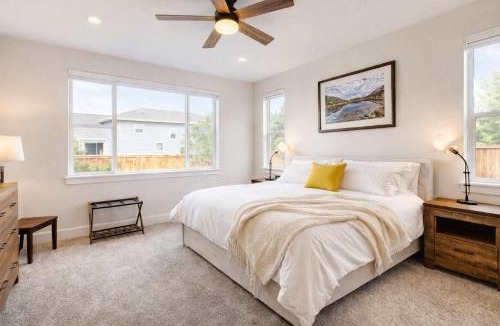 Bozeman House | Scenic Modern Home with Private Patio & Fireplace