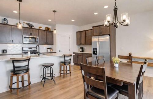 Bozeman House | Scenic Modern Home with Private Patio & Fireplace