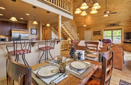 Alma House | Secluded Alma Log Cabin - Hot Tub - Mountain View