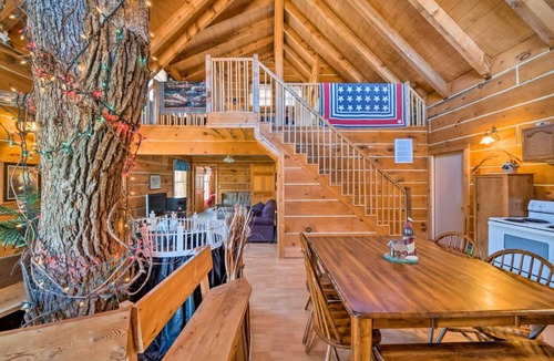 Bellevue House | Secluded Spragueville Cabin by ATV Trails & River!