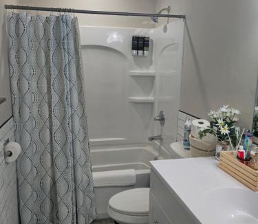 Lawrence Apartment | Serene Modern Home in Lawrence with workspace