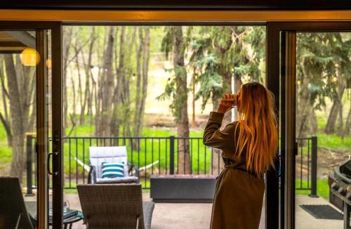 Cascade House | Serene Riverside Retreat with Sauna, Hot Tub, Fire Pit by Forest & Peak Retreats
