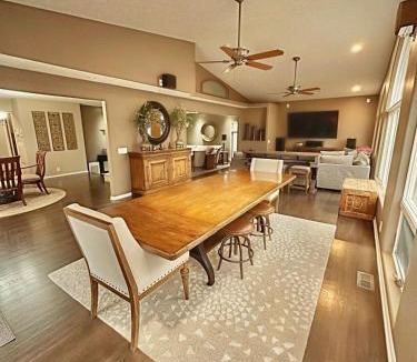 West Omaha House | Spacious 4-bed family home with park views