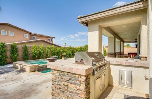 Indio House | Spacious Indio Home: Pool, Grill, & Fire Pits