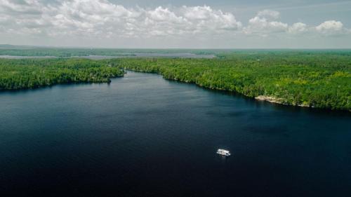 Babbitt House | Spacious Northwoods Cabin with Wrap-Around Deck & Lake Views Near Babbitt, Minnesota