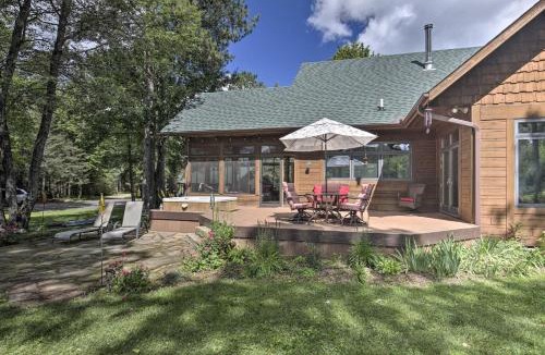 Eagle River House | Spacious Riverfront Escape w/Private Hot Tub