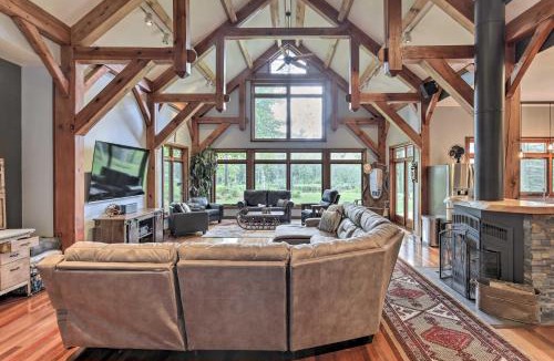 Eagle River House | Spacious Riverfront Escape w/Private Hot Tub