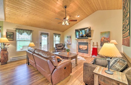Star Valley Ranch House | Star Valley Ranch Home with Snowmobile Parking!