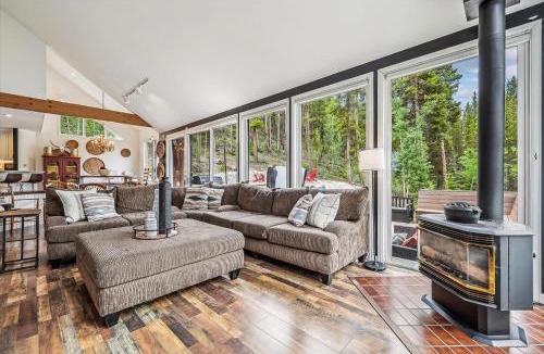 Dunkin Hill House | Stormbunker Paradise, Spacious home with stunning wooded views and hot hub