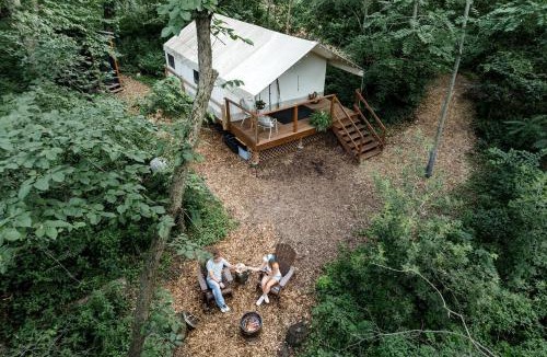 Saylorville Other | Stunning Tented Cabin with Fire Pit in Des Moines, Iowa