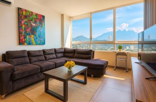 Monterrey Apartment | Stylish Panoramic Views City Loft