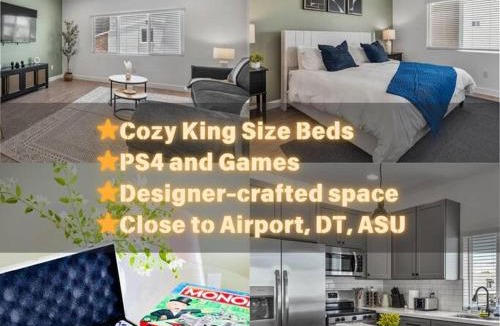 Camelback East House | Stylish Phoenix Suite by Zenia Stays - Central & Cozy Escape