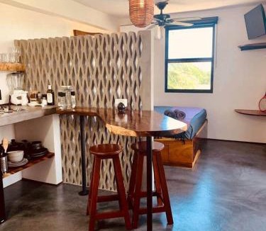 Barra de Colotepec Apartment | Suite 4.Jacuzzi privado con vista panorámica.Casa Mitla