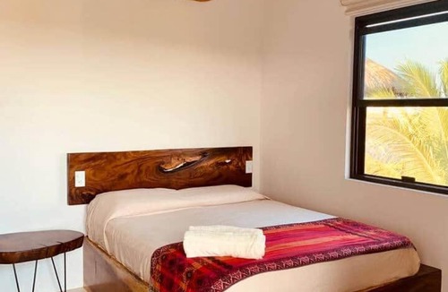 Barra de Colotepec Apartment | Suite 5. Jacuzzi privado con vista panorámica.