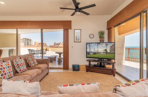 Puerto Penasco House | Sunset Reset Penthouse Large Patio Ocean Front Condo