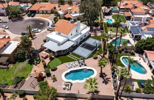 Paradise Valley Village House | The Scottsdale Blue: Pool + Spa + Pickleball/Basketball Court + Games + More