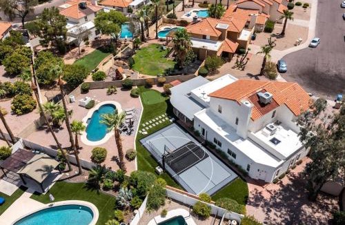Paradise Valley Village House | The Scottsdale Blue: Pool + Spa + Pickleball/Basketball Court + Games + More