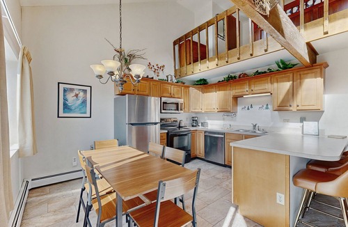 Wildernest Condo | Top-floor condo with mountain views, easy skiing, balcony & hiking