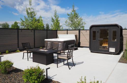 Driggs Apartment | Upscale Teton Retreat with Views, Sauna & Hot Tub