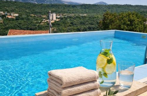Utjeha Villa | Villa Sea La Vie with Private Pool and Sauna Sea View 5 Bedrooms