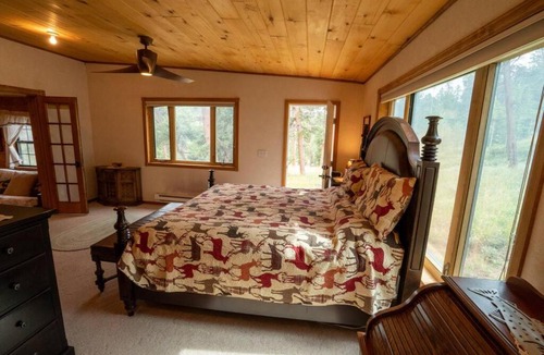 Crystal Lake House | Warm Woodland Getaway with Land