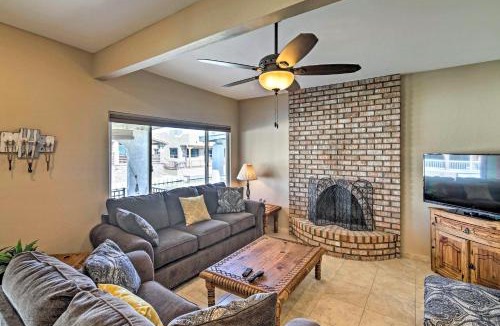 Parker Strip House | Waterfront Home in Parker w/Mtn Views & Dock!
