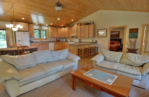 Cable House | Wheelchair Accessible Lodging on Beautiful Lake Namakagon | Lakefront | Dock