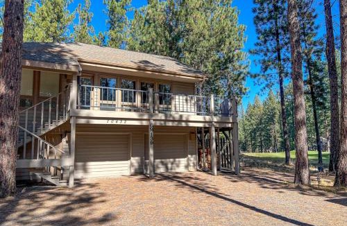 Black Butte Ranch House | Whimsical tree-lined stay with wood stove AC shared amenities and large deck