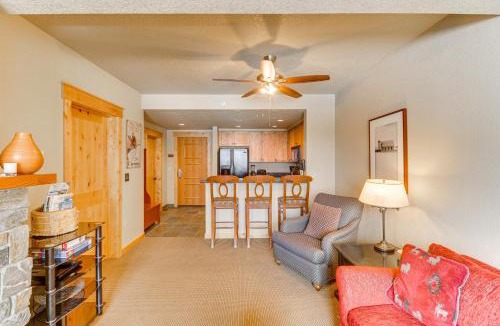 Whitefish Apartment | Whitefish Mountain Condo Balcony and Resort Access!