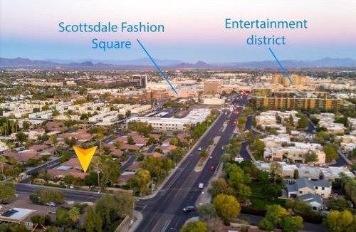 South Scottsdale House | Wild Wild West Foosball Fire Pit & Shared Pool