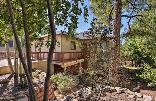 Ponderosa Trails House | Wooded Patio Oasis! Group Getaway in Flagstaff