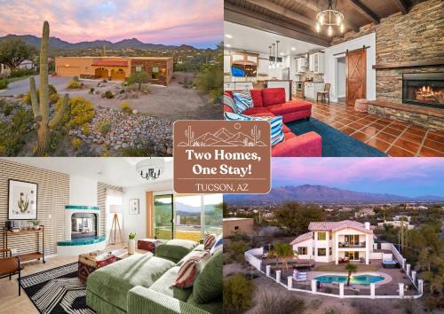 2 Homes - 7BR Sleeps 18 - Pool - Amazing Mtn Views