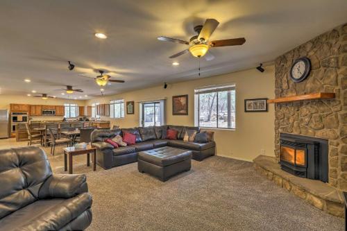 3 Mi to Rainbow Lake: Home w/Hot Tub & Deck