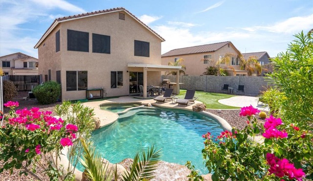 4-Bedroom Peoria Retreat with Heated Pool & Spa