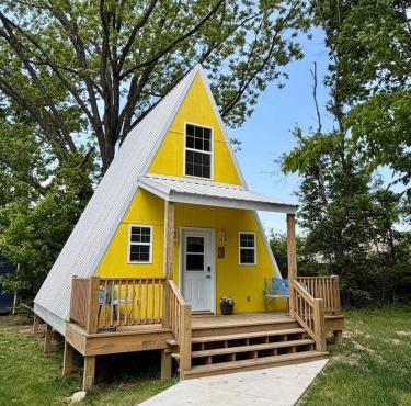 A-Frame at Inspiration Village on Boulder Creek