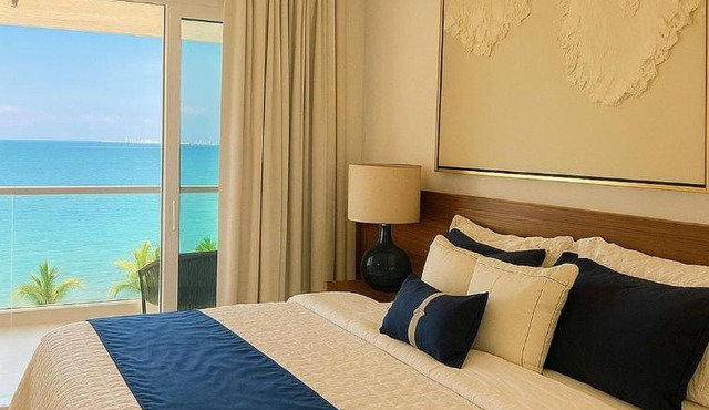 Beachfront studio