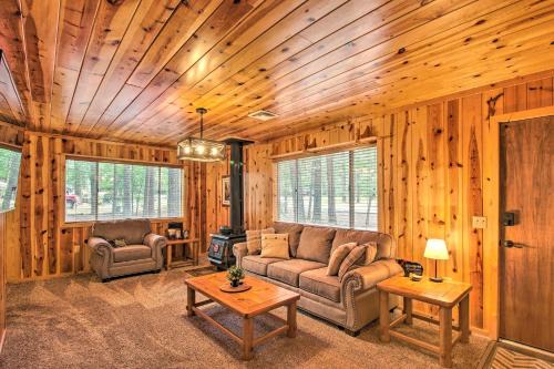 Bring a Pet: Pinetop Cabin w/Game Room!