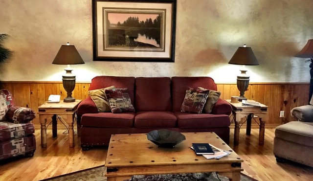 C15 - Lake view two bedroom, two bath Harbor North luxury cottage with private hot tub overlooking Lake Ouachita