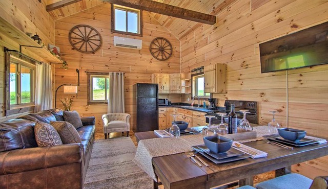 Cabin on 35-Acre Farm in Blanchardville w/Trails!