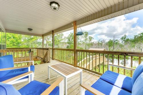 Canal-Front Abode w/Private Dock in Bay St Louis